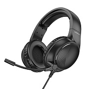 Проводные наушники с микрофоном полноразмерные Borofone BO109 Jack 3,5  (black)