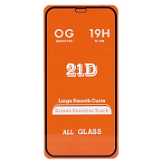 Защитное стекло Full Glue - 2,5D для "Apple iPhone X/iPhone Xs" (тех.уп.) (black)