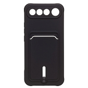 Чехол-накладка - SC304 с картхолдером для "Realme 16 5G" (black)