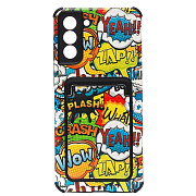 Чехол-накладка - SC284 с картхолдером для "Samsung SM-G996 Galaxy S21+" (004) (multicolor)