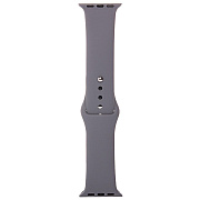 Ремешок - ApW Sport Band Apple Watch 38/40/41 mm силикон на кнопке (S) (gray)