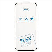 Защитное стекло Full Screen Cellis Flex Pro для "Apple iPhone 17 Pro" (black)