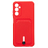 Чехол-накладка - SC304 с картхолдером для "Samsung SM-A057 Galaxy A05s" (red)