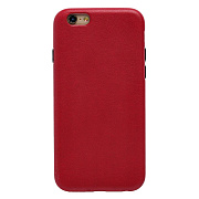 Чехол-накладка - LC005 натуральная кожа для "Apple iPhone 6 Plus/iPhone 6S Plus" (red)
