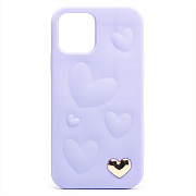 Чехол-накладка - SC319 для "Apple iPhone 12/iPhone 12 Pro" (light blue) (215400)