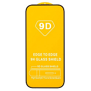 Защитное стекло Full Glue - 2,5D для "Apple iPhone 16 Pro/iPhone 17" (тех.уп.) (20) (black)