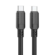 Кабель Type-C - Type-C Borofone BX81 (повр. уп.) 60W 100см 3A  (black)