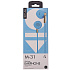 Проводные наушники с микрофоном вкладыши Misoo M31 Jack 3,5  (blue)