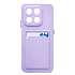 Чехол-накладка - SC337 с картхолдером для "Honor X7d 4G" (light violet) (242362)