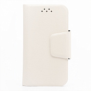 Универсальный чехол-книжка Activ A501-52 Magic Element 5.5-6.5 (white gold) откр.вбок (white)