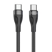 Кабель Type-C - Type-C Borofone BX61 60W 100см 3A  (black)