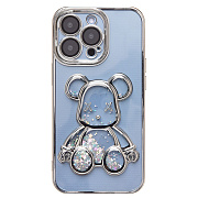 Чехол-накладка - SC329 для "Apple iPhone 13 Pro" (silver)