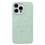 Чехол-накладка - PC071 POSH SHINE для "Apple iPhone 14 Pro Max" россыпь кристаллов (ice mint) (231601)