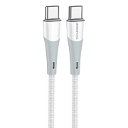 Кабель Type-C - Type-C Borofone BX60 15W 100см 3A  (white)