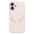 Чехол-накладка - SM040 SafeMag для "Apple iPhone 16" (light pink) (245525)