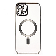 Чехол-накладка - SM027 SafeMag для "Apple iPhone 12 Pro Max" (silver) (232380)