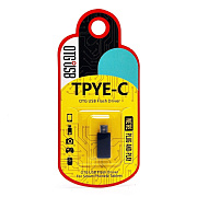 Переходник Type-C (м) - Micro USB (п) - 3см (black)