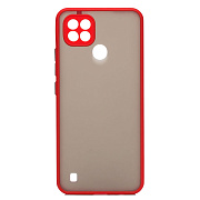 Чехол-накладка - PC041 для "OPPO realme C21" (red/black)  (203468)