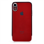 Чехол-накладка - PC073 с закрытой камерой для "Apple iPhone XR" (silver) (213874)
