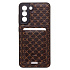 Чехол-накладка - SM022 c картхолдером для "Samsung Galaxy S21 FE" (coffee)