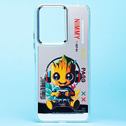 Чехол-накладка - PC092 для "Xiaomi Redmi 13C 4G/Poco C65" (груд) (transparent)