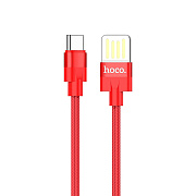 Кабель USB - Type-C Hoco U55 Outstanding 12W 120см 2,4A  (red)