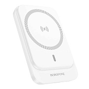 Внешний аккумулятор Borofone BJ63 PD20W 5000mAh Type-C/Type-C/SafeMag (white)