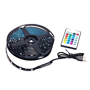 Светодиодная лента - 5050 30 Led/M RGB (IP65)-24 key-5м (multicolor)