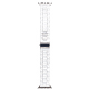 Ремешок - ApW43 Acrylic на застежке Apple Watch 38/40/41 mm (transparent)