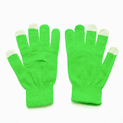 Перчатки для сенсорных экранов - детские (green)