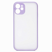 Чехол-накладка - PC041 для "Apple iPhone 12 mini" (light violet/white)