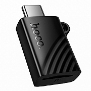 Кард-ридер Hoco HB53 USB-C to TF 2.0 (black)