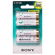 Аккумулятор AA Sony HR6 Multi-use (4-BL) Ni-MH 2000 mAh (40/240/7200) Pre-Ch ..