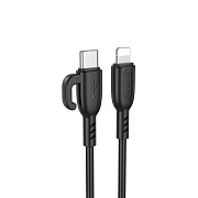 Кабель Type-C - Apple lightning Borofone BX91 PD 20W 100см 3A  (black)