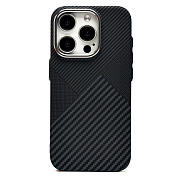 Чехол-накладка Luxo Creative PC  для "Apple iPhone 15 Pro" (122) (black)