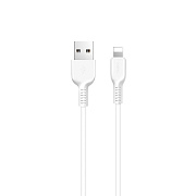 Кабель USB - Apple lightning Hoco X20 Starlight Glare 12W 300см 2,4A  (white)