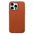 Чехол-накладка Cellis SM030 SafeMag для "Apple iPhone 15 Pro Max" Натуральная кожа зернистая (brown) (237474)