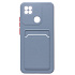Чехол-накладка - SC315 с картхолдером для "Xiaomi Redmi 10A" (grey)