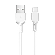 Кабель USB - Type-C Hoco X20 Exotic Radiance  300см 2,4A  (white)