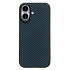 Чехол-накладка Cellis SM009 POSH KEVLAR SafeMag для "Apple iPhone 17" (dark blue)