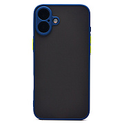 Чехол-накладка - PC041 для "Apple iPhone 16 Plus" (dark blue) (234426)