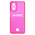 Чехол-накладка - SC276 с картхолдером для "Realme C67 4G" (pink) (231649)