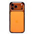 Чехол-бампер - металлический с силиконовыми бортами  для "Apple iPhone 17 Pro Max/18 Pro Max" (deep blue)