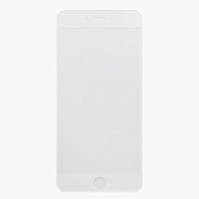 Защитное стекло Full Screen Glass 3D для Apple iPhone 6 Plus/iPhone 6S Plus c силиконовыми краями (white/white) (white)