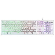 Клавиатура Dialog KGK-17U Gan-Kata мембранная игровая с подсветкой USB (white)