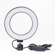 Кольцевая лампа - 16 см (black)