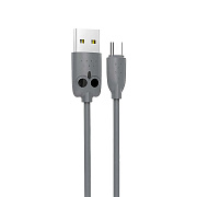 Кабель USB - micro USB Hoco KX1  100см 2,1A  (gray)