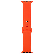 Ремешок - ApW Sport Band Apple Watch 42/44/45/49 mm силикон на кнопке (L) (spicy orange)