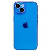 Чехол-накладка - SC344 для "Apple iPhone 15" (transparent/blue) (232015)