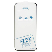 Защитное стекло Full Screen Cellis Flex Pro для "Apple iPhone 16 Plus" (black)
